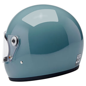 Biltwell Gringo S helmet Agave Blue Gloss HELMETS Biltwell