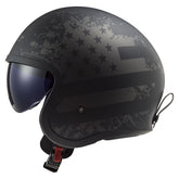 LS2 Spitfire II black Flag helmet matt black HELMETS Ls2