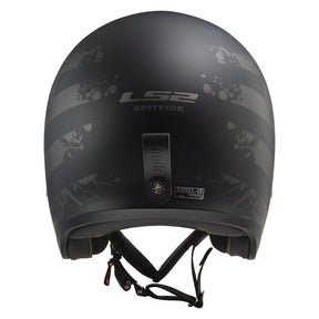 LS2 Spitfire II black Flag helmet matt black HELMETS Ls2
