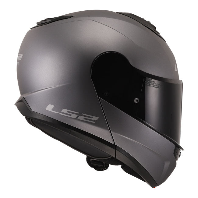 LS2 Strobe II helmet matt titanium HELMETS Ls2