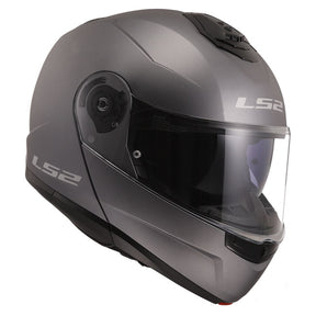 LS2 Strobe II helmet matt titanium HELMETS Ls2