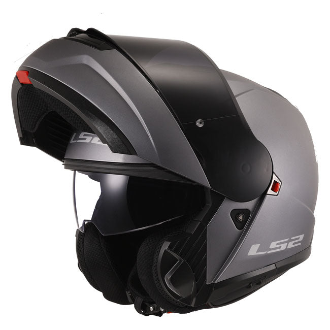 LS2 Strobe II helmet matt titanium HELMETS Ls2