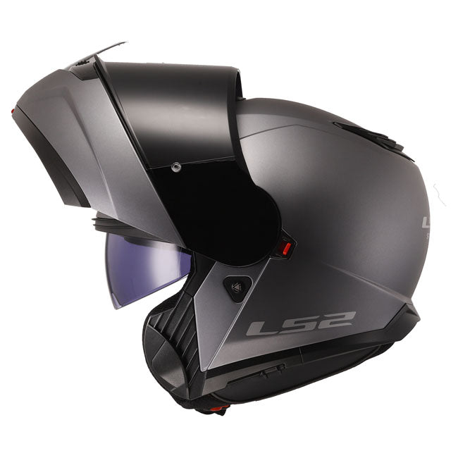 LS2 Strobe II helmet matt titanium HELMETS Ls2