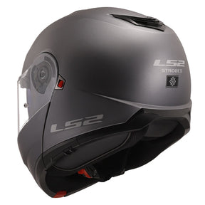 LS2 Strobe II helmet matt titanium HELMETS Ls2