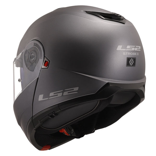 LS2 Strobe II helmet matt titanium HELMETS Ls2