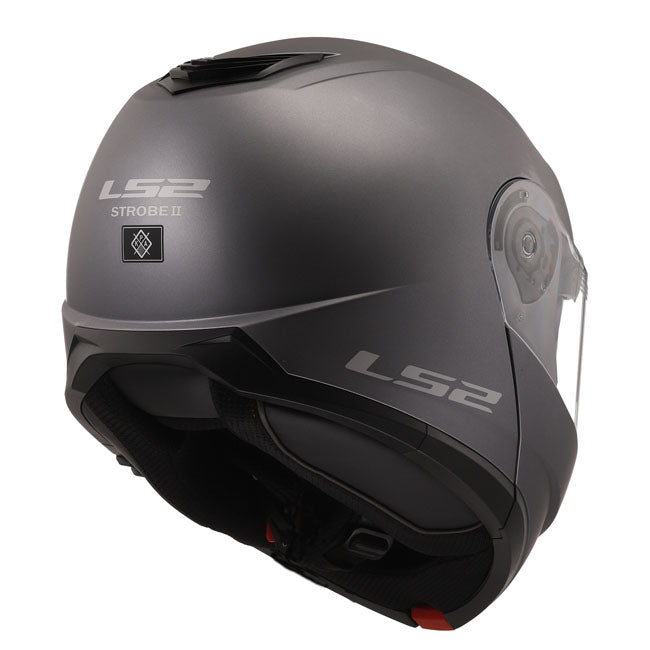 LS2 Strobe II helmet matt titanium HELMETS Ls2