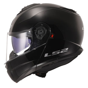 LS2 Strobe II helmet gloss black HELMETS Ls2