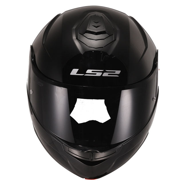 LS2 Strobe II helmet gloss black HELMETS Ls2