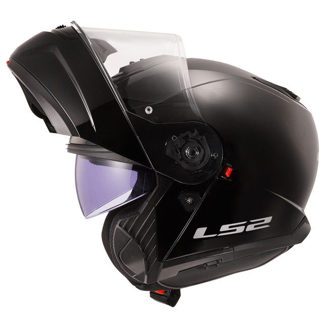LS2 Strobe II helmet gloss black HELMETS Ls2