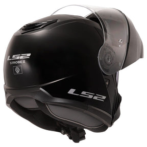LS2 Strobe II helmet gloss black HELMETS Ls2