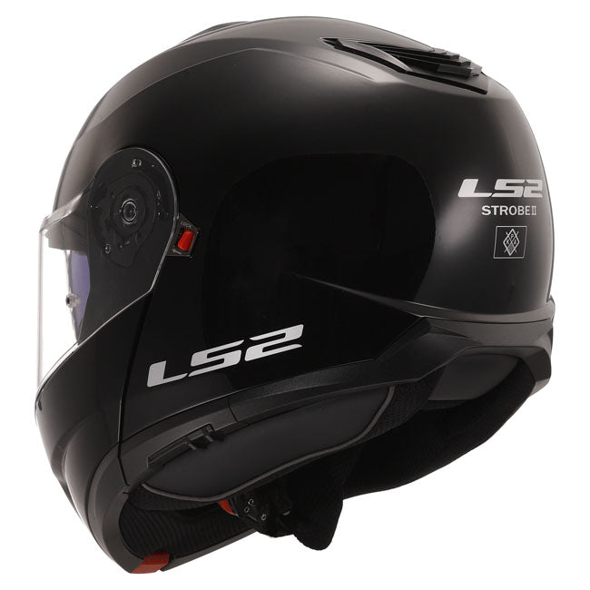 LS2 Strobe II helmet gloss black HELMETS Ls2