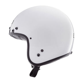 Simpson Chopper Helmet, White Open Face Helmet Simpson Helmets