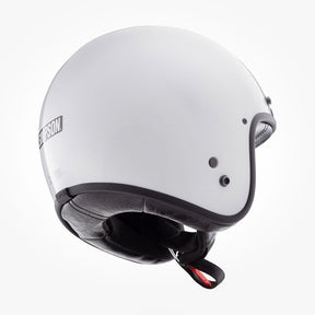 Simpson Chopper Helmet, White Open Face Helmet Simpson Helmets