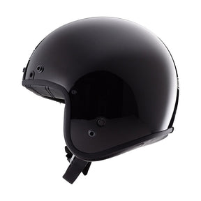 Simpson Chopper Helmet, Black Open Face Helmet Simpson Helmets