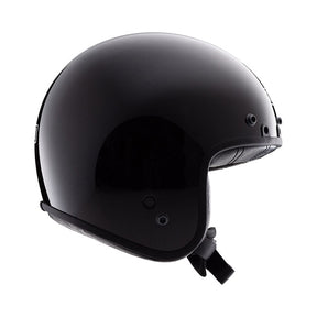Simpson Chopper Helmet, Black Open Face Helmet Simpson Helmets