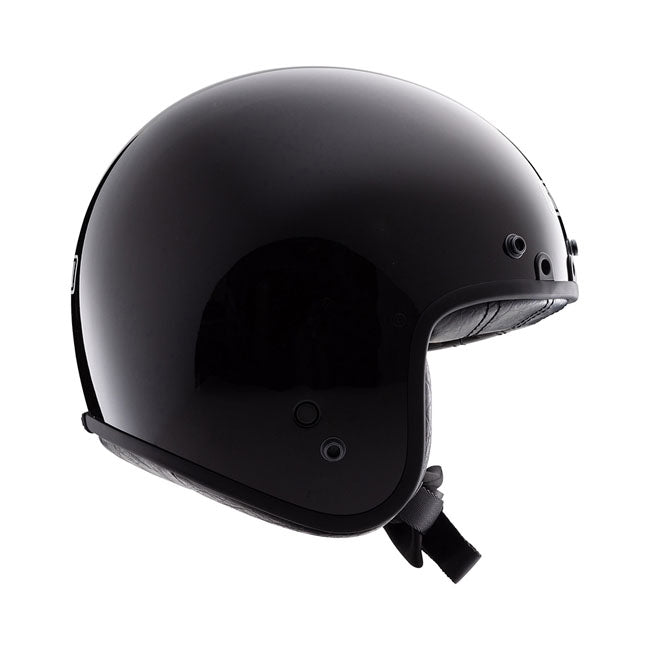 Simpson Chopper Helmet, Black Open Face Helmet Simpson Helmets