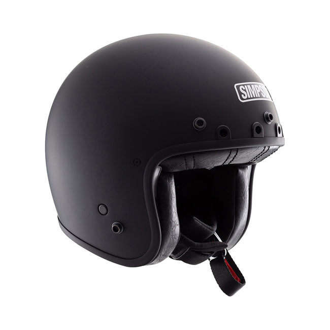 Simpson Helmets Chopper Helmet, Matte Black Helmets Simpson Helmets