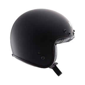 Simpson Chopper Helmet, Matte Black Open Face Helmet Simpson Helmets