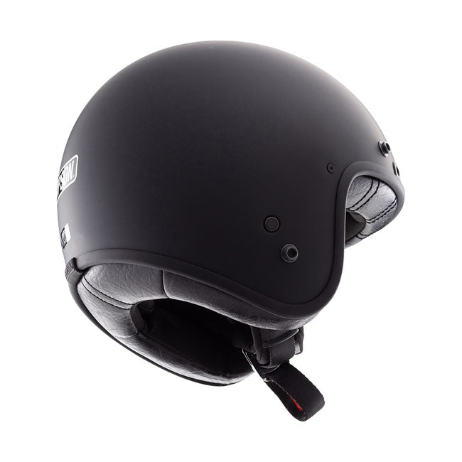 Simpson Chopper Helmet, Matte Black Open Face Helmet Simpson Helmets