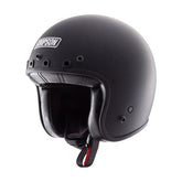 Simpson Chopper Helmet, Matte Black Open Face Helmet Simpson Helmets