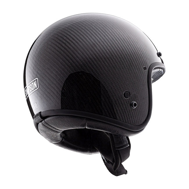 Simpson Helmets Chopper Helmet, Carbon Open Face Helmet Simpson Helmets