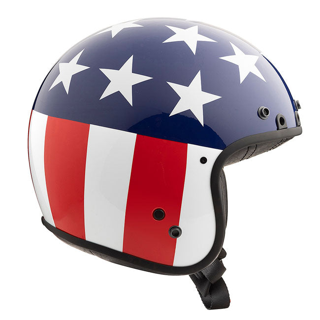 Simpson Helmets Chopper Helmet, Ez Open Face Helmet Simpson Helmets S