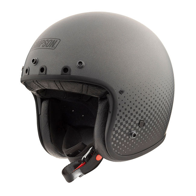 Simpson Helmets Chopper Helmet, Raster Open Face Helmet Simpson Helmets