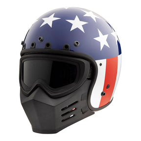 Simpson Mask for Chopper Black HELMETS Simpson