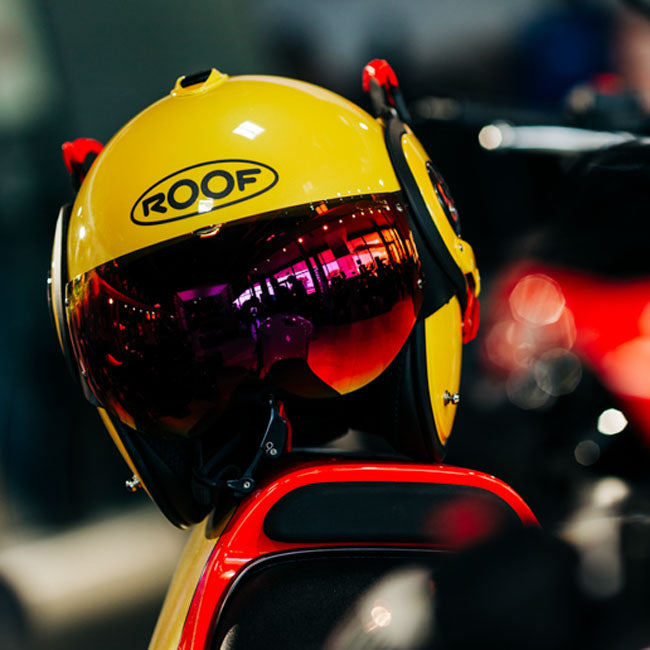 Roof Boxer Alpha Helmet Yellow Helmets Roof