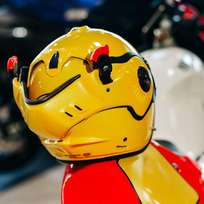 Roof Boxer Alpha Helmet Yellow Helmets Roof