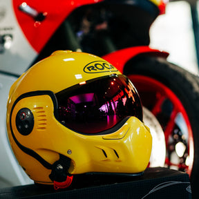 Roof Boxer Alpha Helmet Yellow Helmets Roof