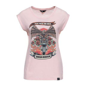 Queen Kerosin Ride Into The Wild T Shirt Peachskin King Kerosin
