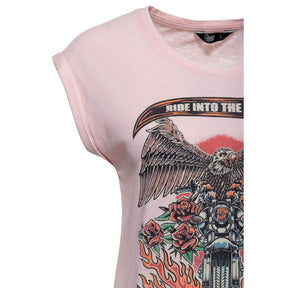 Queen Kerosin Ride Into The Wild T Shirt Peachskin King Kerosin