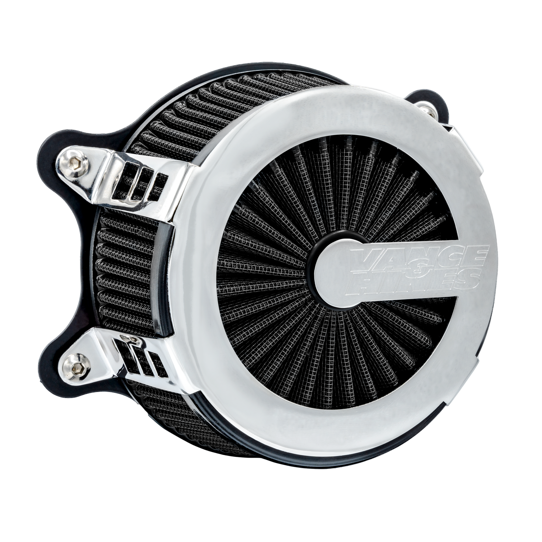 VO2 Cage Fighter - 91-22 Sportster Air Cleaner Vance & Hines Chrome