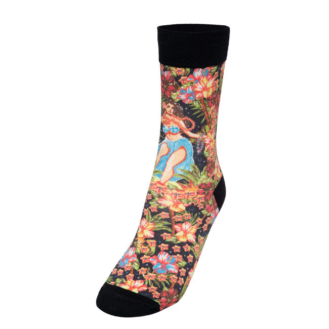 King Kerosin Hula Girl Socks King Kerosin