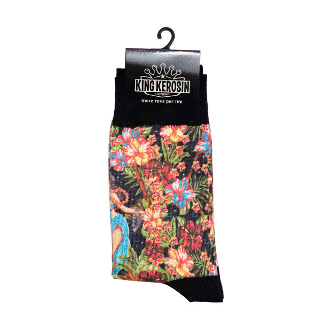 King Kerosin Hula Girl Socks King Kerosin