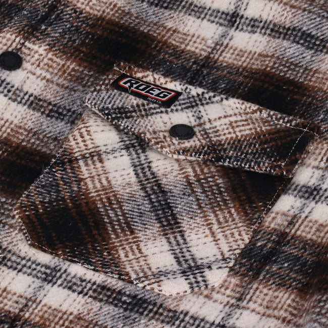 Roeg Blaze Flannel Shirt Brown Shirts Roeg