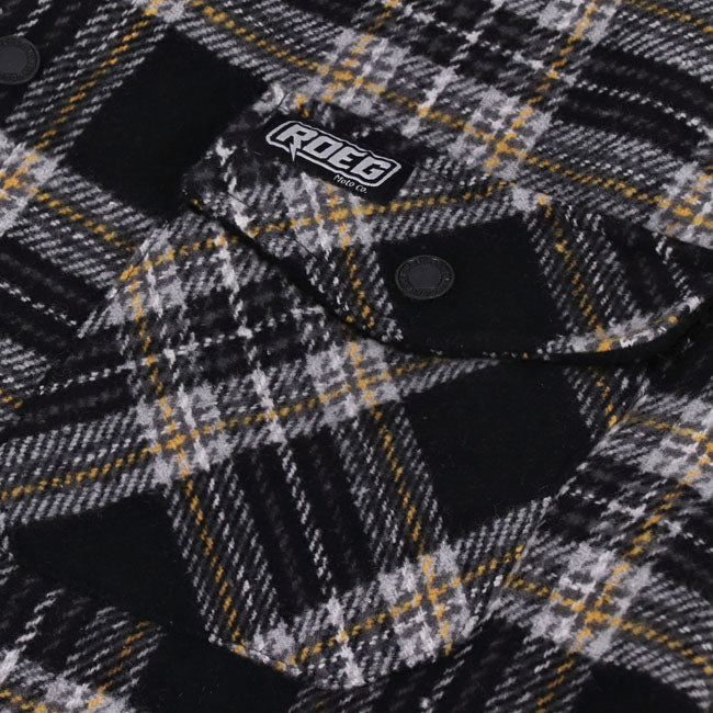 Roeg Blaze Flannel Shirt Gray Shirts Roeg