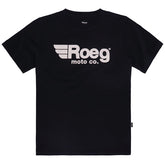 Roeg Logo T Shirt Black T-Shirt Roeg