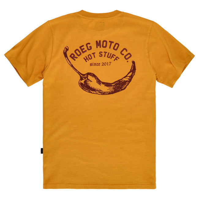 Roeg Pepper T Shirt Ochre T-Shirt Roeg