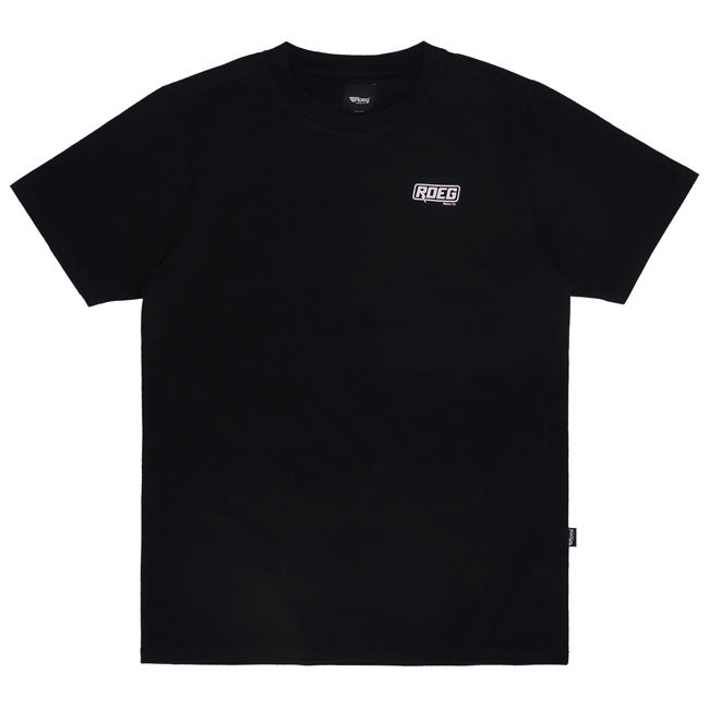 Roeg Kane Plain T Shirt Black T-Shirt Roeg