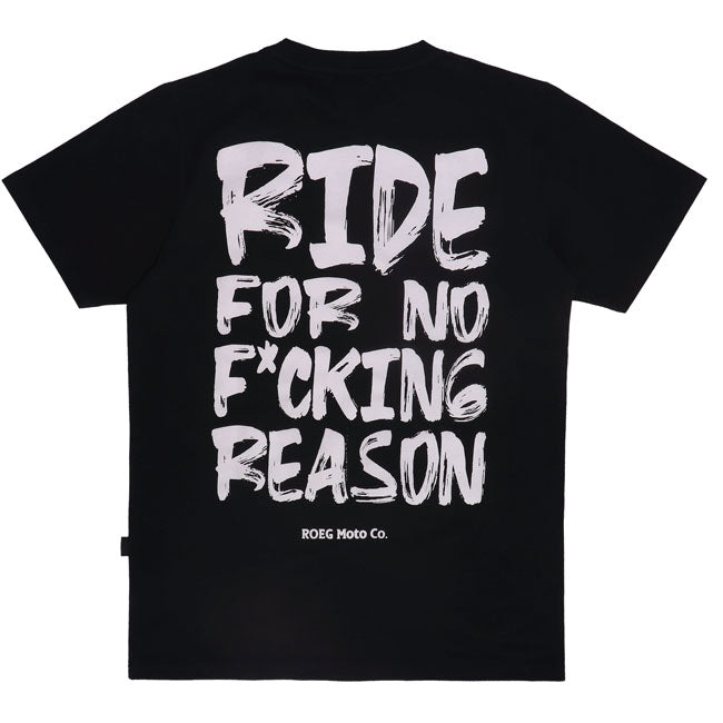 Roeg Kane Plain T Shirt Black T-Shirt Roeg