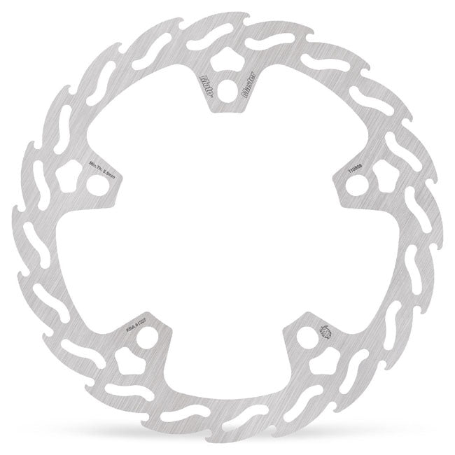 Moto-Master, ''Flame'' rigid brake rotor. Front left BRAKE ROTORS Moto Master