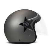 Dmd P1 Jet Helmet Star Grey Helmets Dmd