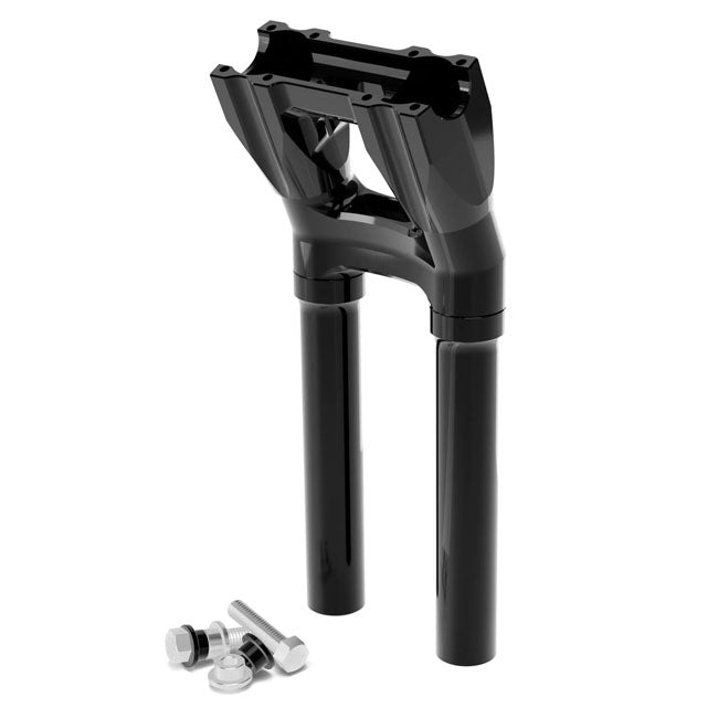 Kraus Motor Co. 1-1/8 Topless Isolated & Kickback Risers 12" Rise, Black Risers Kraus Motor Co.