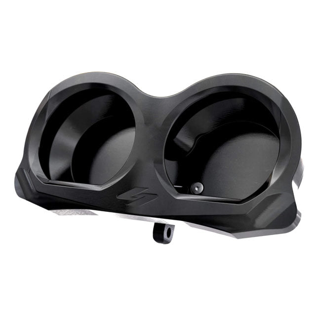 Kraus Motor Co. Lux Gauge Bezel, Black - 15-23 Road Glide Gauge Bezels Kraus Motor Co.