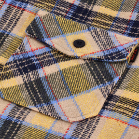 13 1/2 Steel flannel yellow SHIRTS 13 And A Half Company