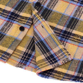13 1/2 Steel flannel yellow SHIRTS 13 And A Half Company