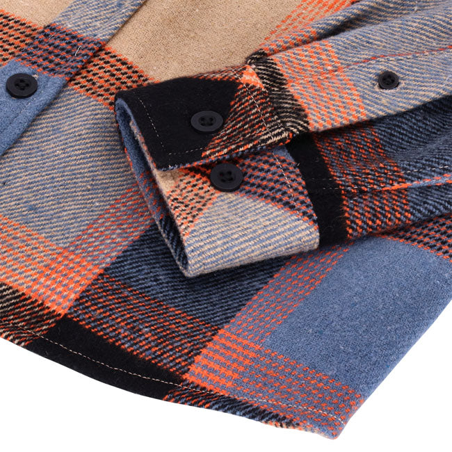 13 1/2 Steel flannel oxblood SHIRTS 13 And A Half Company