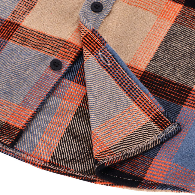 13 1/2 Steel flannel oxblood SHIRTS 13 And A Half Company